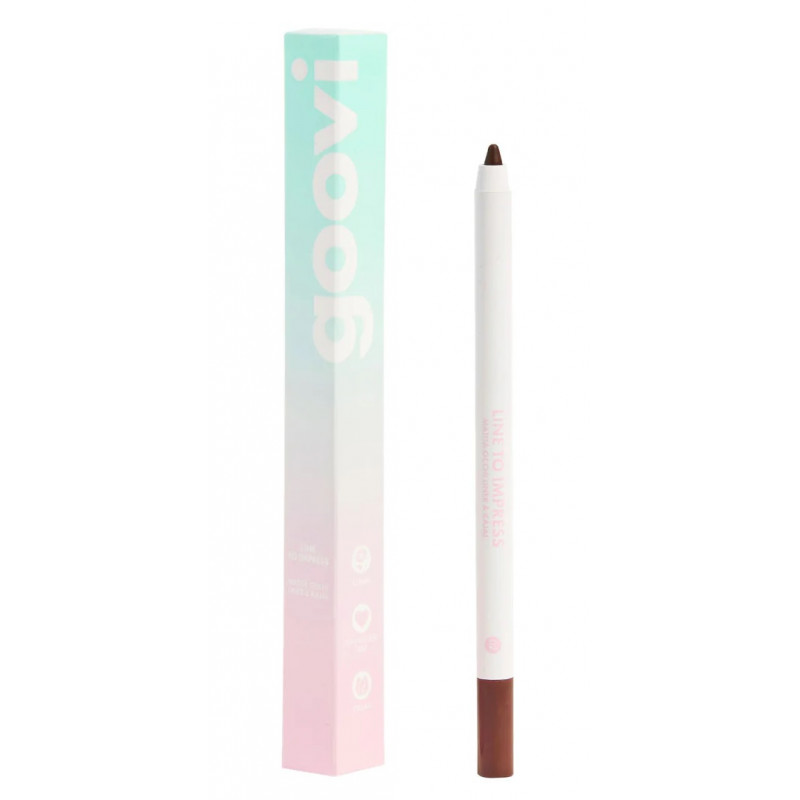 Goovi Matita Occhi Liner & Kajal Line To Impress - Brown 02