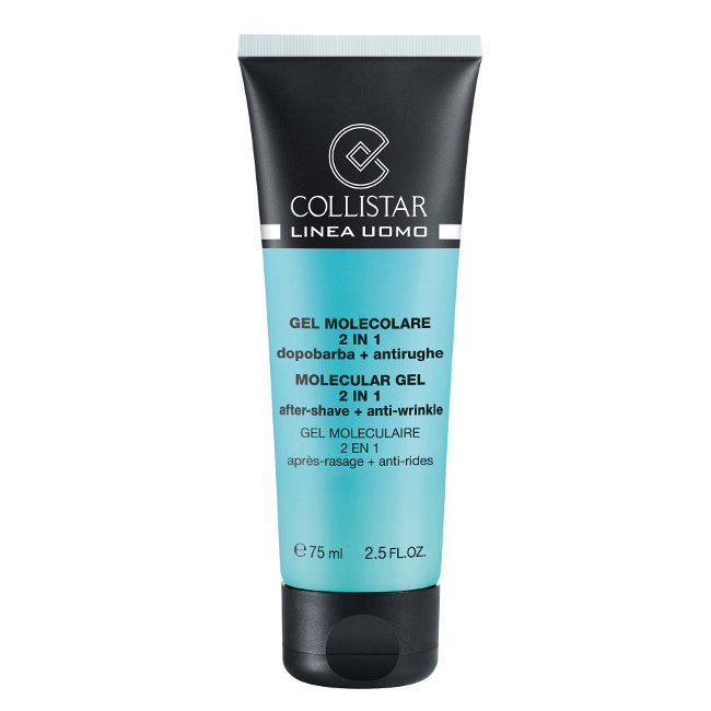 COLLISTAR LINEA UOMO GEL MOLECOLARE 2 IN 1 DOPOBARBA + ANTIRUGHE 75ml