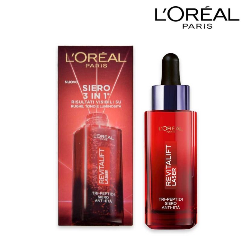 L'oreal revitalift laser siero anti eta' tri peptidi 30 ml